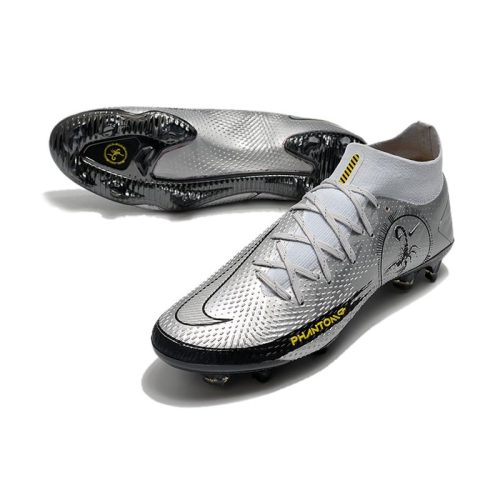 fodboldstøvler Nike Phantom Generative Texture Elite DF FG Scorpion Sølv Sort_5.jpg